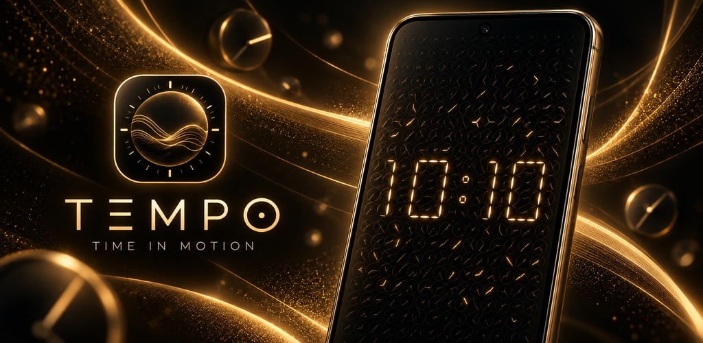 TEMPO — Time in Motion, kinetic clock on a phone